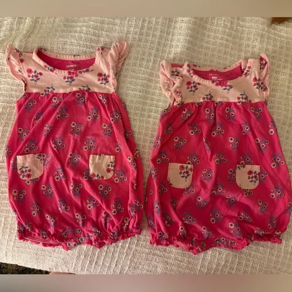 Floral Rompers / Twin bundle - Picture 1 of 3